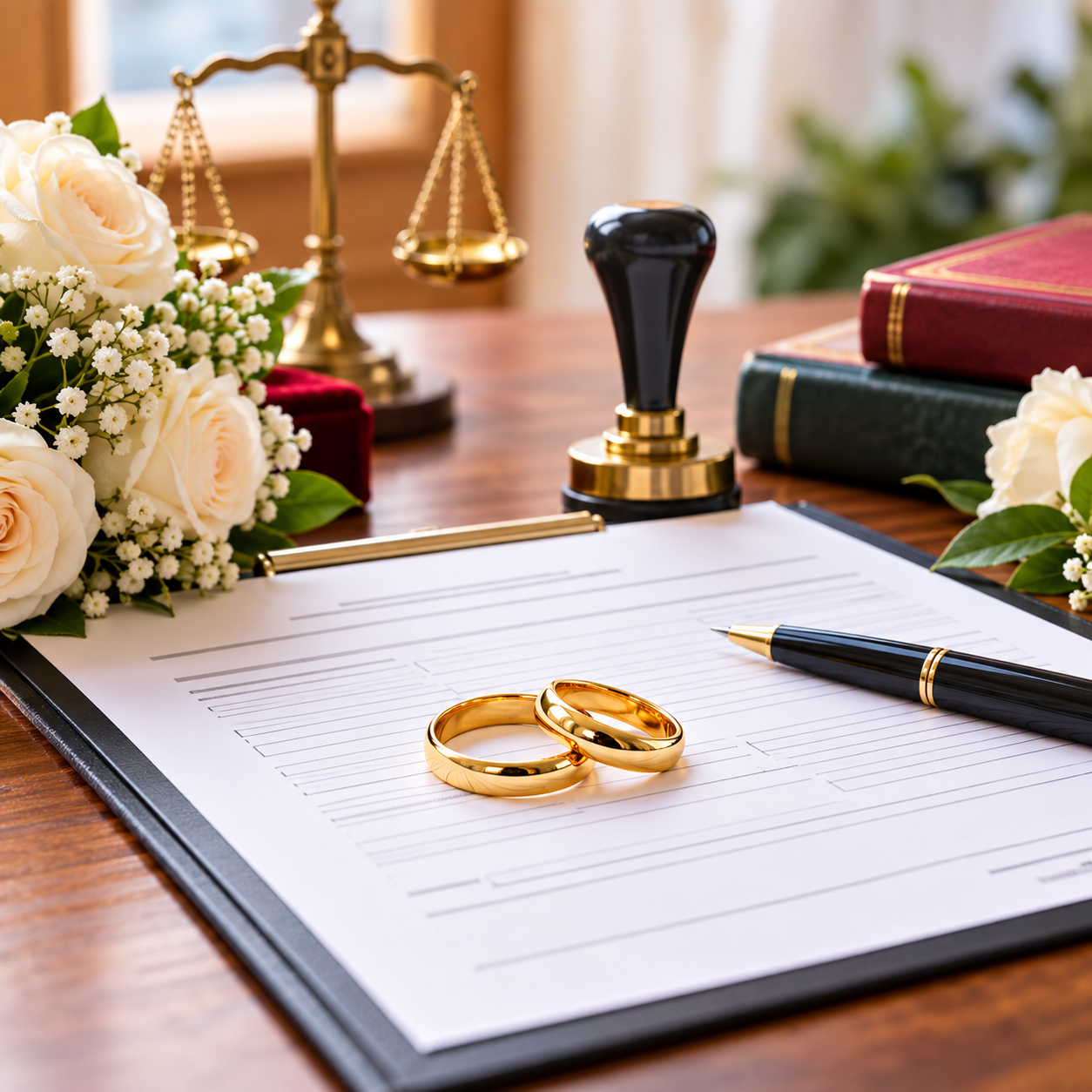 Marriage Registration Service – Couple with Marriage Certificate