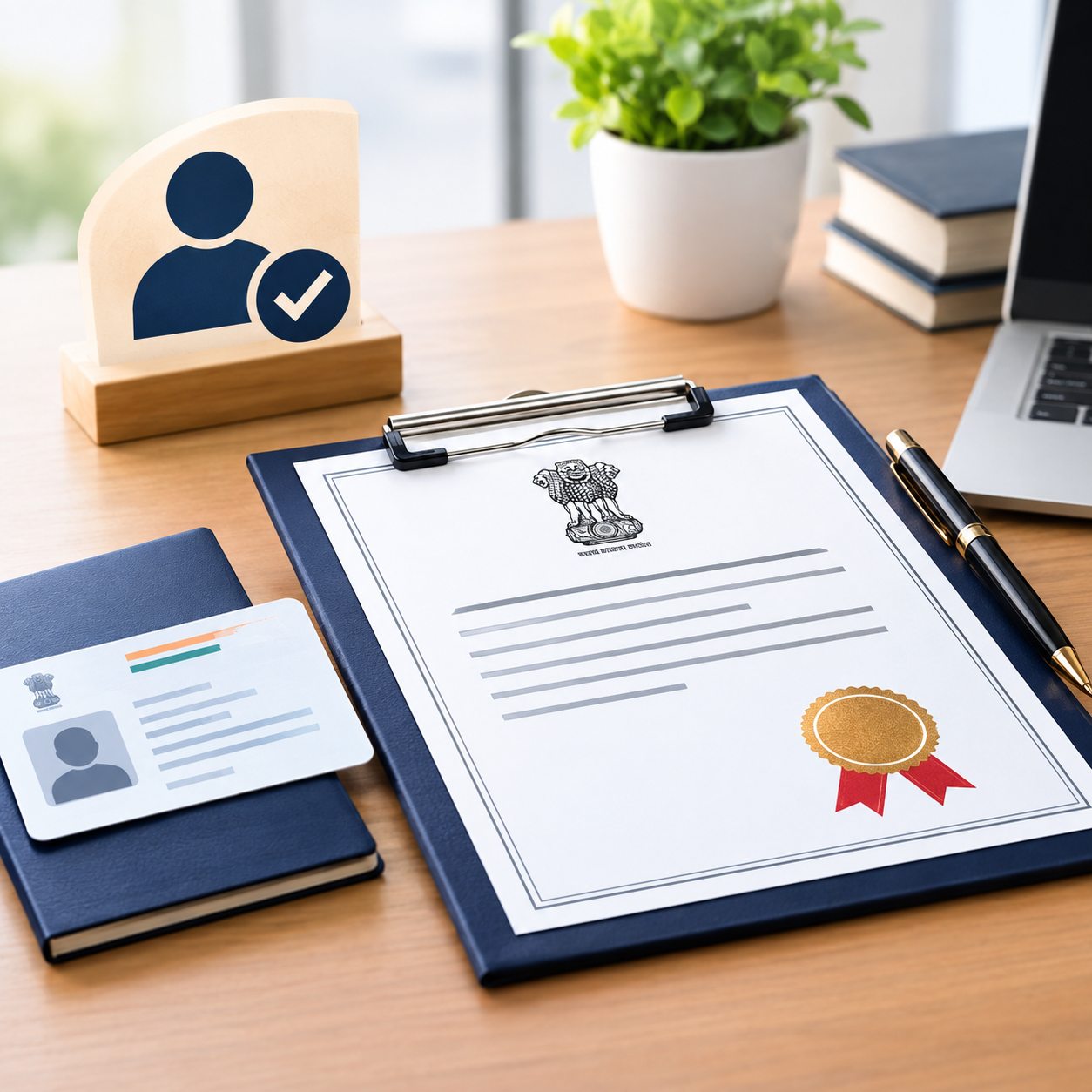 Single Status Certificate Service with official certificate and identity verification documents